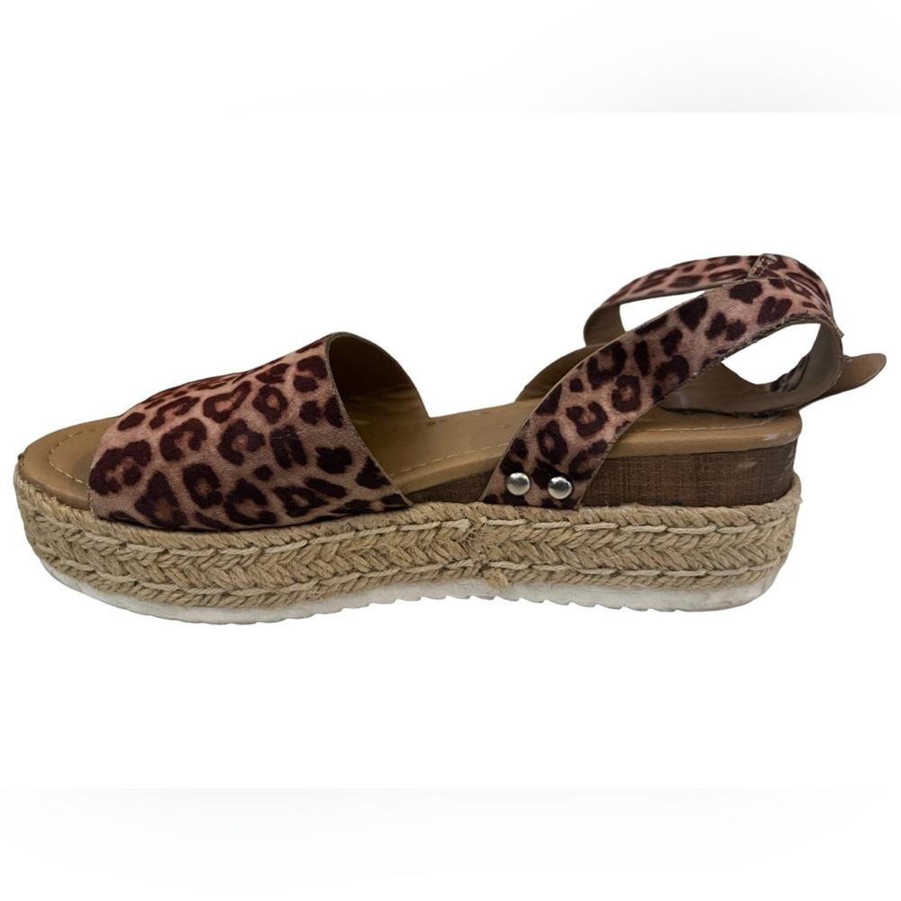Lepord Animal Print Platform Sandals Women’s